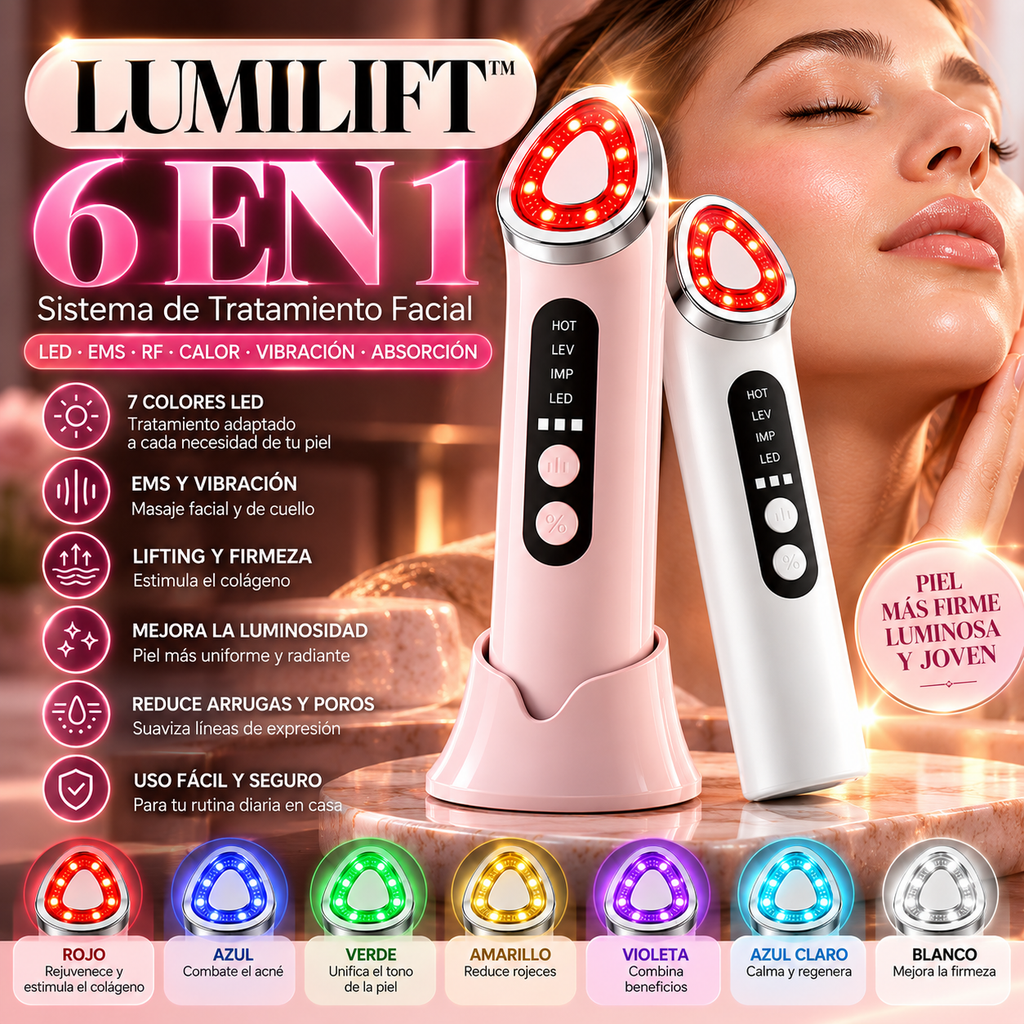 LUMILIFT 6 en 1 dispositivo facial Beutyskin