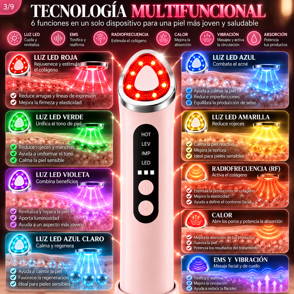 Tecnología multifuncional 6 en 1