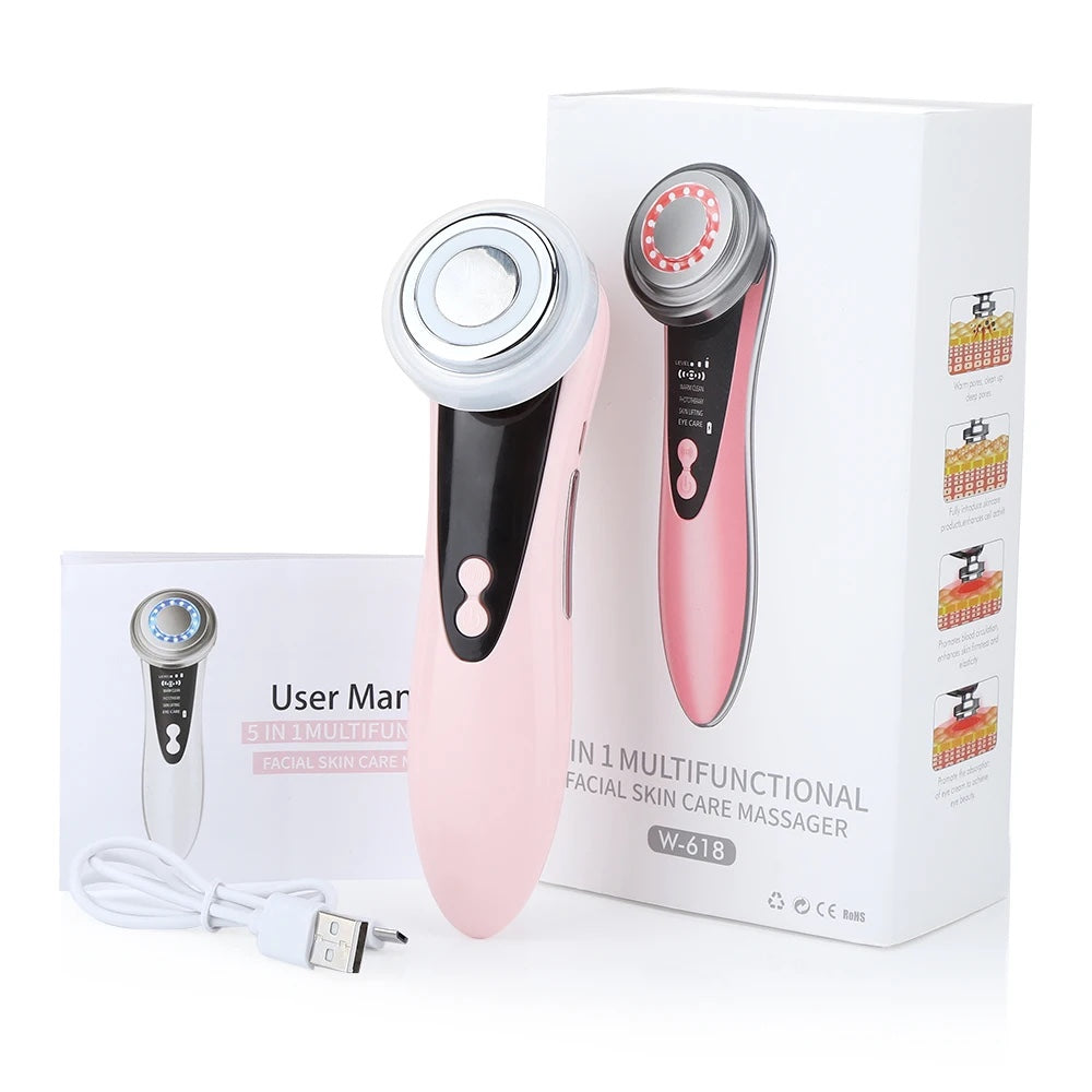 LUMILIFT 5 en 1 rosa con su caja